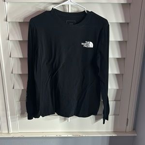 Black north face long sleeve